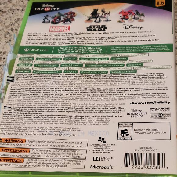 Disney Infinity 3.0 Edition Disc Microsoft XBOX 360, 2015 Case + Manual✨️Rated E - Picture 7 of 9